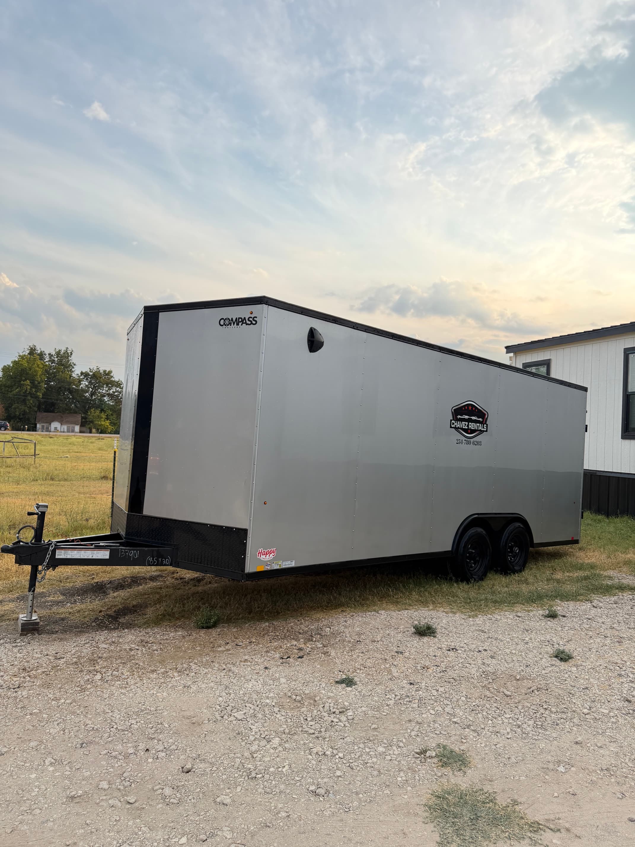 Enclosed Cargo Trailers available for rent